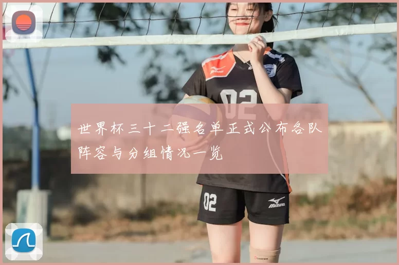 世界杯三十二强名单正式公布各队阵容与分组情况一览