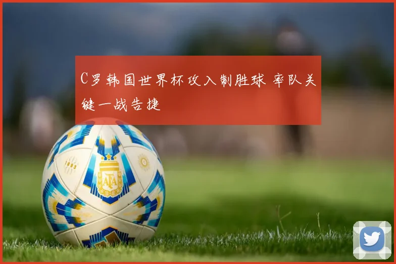 C罗韩国世界杯攻入制胜球 率队关键一战告捷